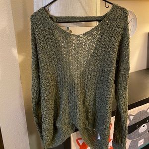 Pre Loved Knit Open Back Sweater Size L